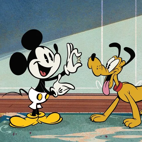 Mickey Mouse from Steamboat Willie